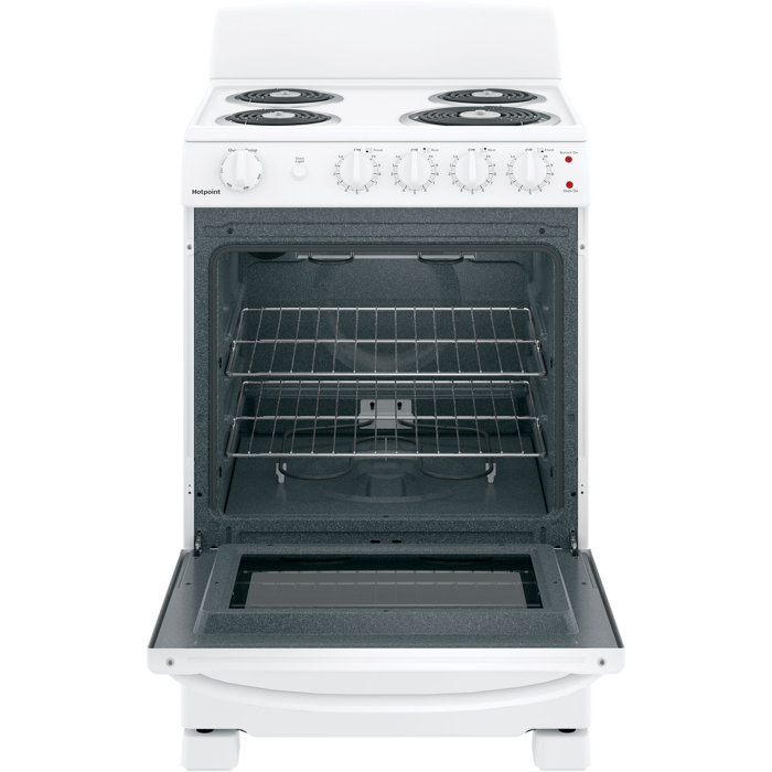 Hotpoint 24" 2.9 cu. ft. Freestanding Electric Range & Reviews Wayfair